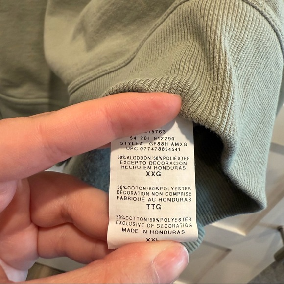 Green 2XL Champion Men's Green Crewneck - Picture 5 of 8